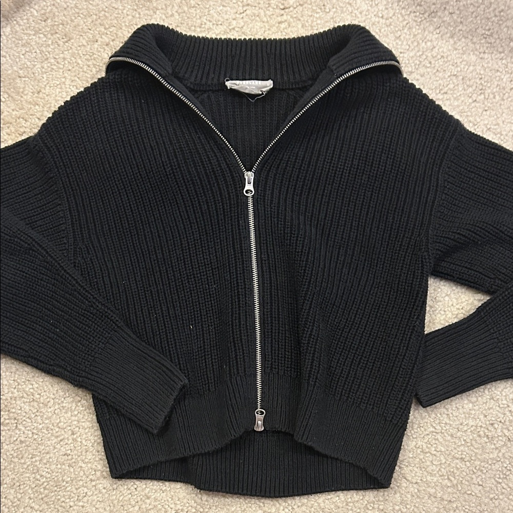 Everlane The Full Zip Sweater in Everyday Cotton - Picture 2 of 6
